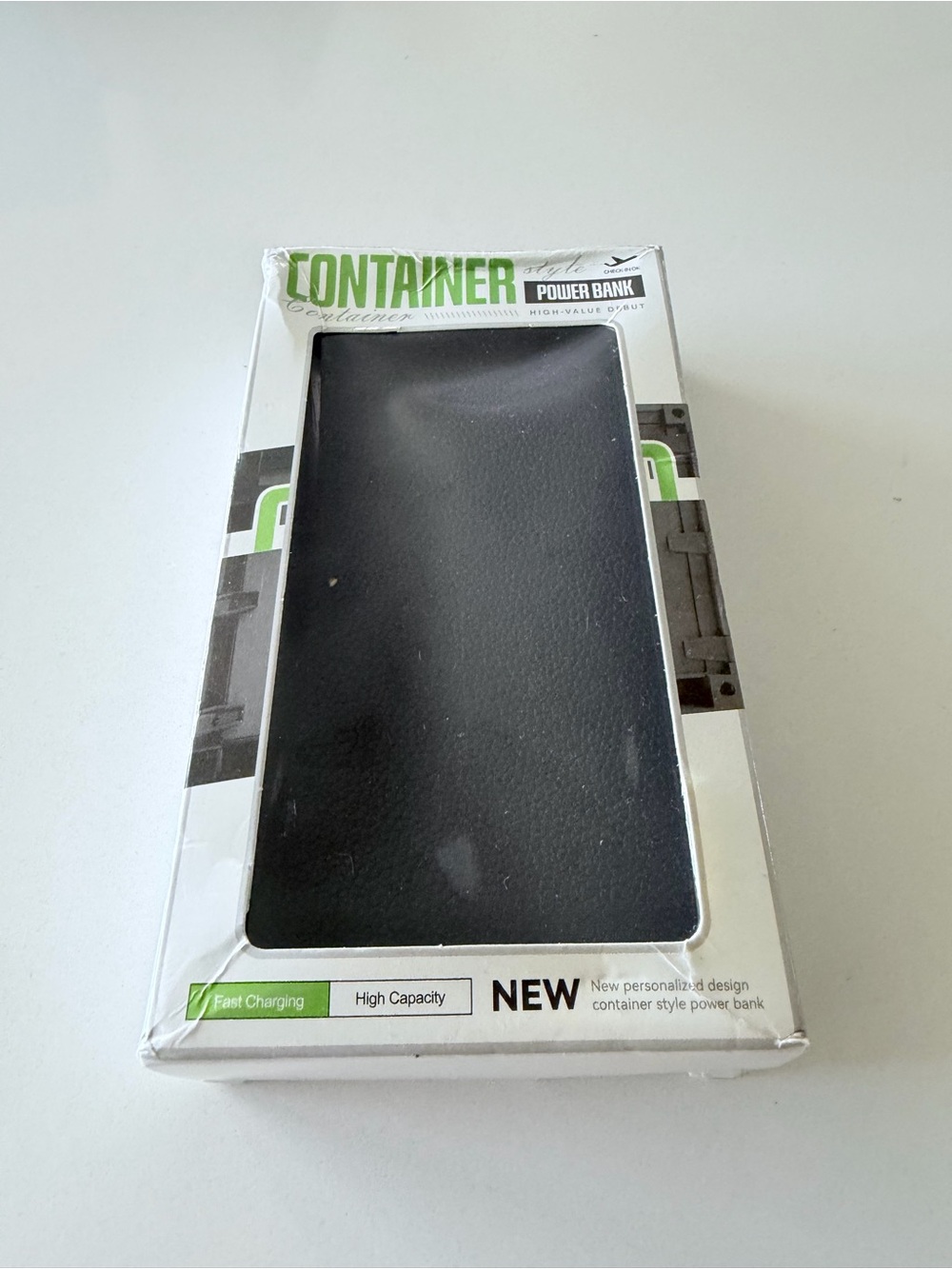 Container Power Bank - Black Portable Charger